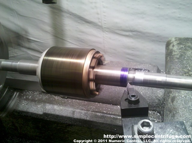 The bottom of the shaft has to have clearance for the bearing to seat fully. This is done easily.