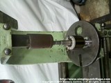 Pressed the new bearing on with the arbor press. Photo is sideways.