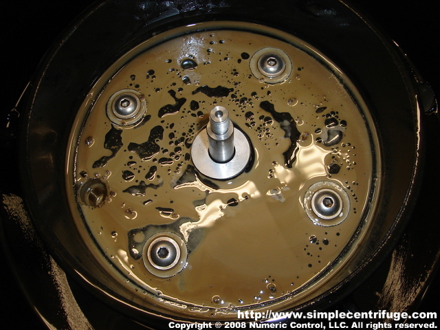 This photo shows the sump below the bowl. This is where the bowl drains to on shutdown. This should be cleaned daily. 