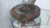 The flange gasket had to be trimmed slightly due to the older style flange. This seal proved effect even at the high temperature. The material was rated for 850F degrees.
