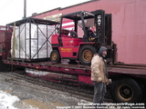 This is a photo of our machine arriving today.