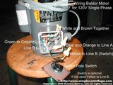 Wiring for Baldor motor.
