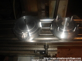 These are a couple of the fixtures that we use while machining the main body casting. 