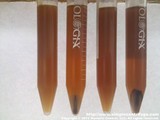 These are the two samples side by side after 5 minutes in the centrifuge. Control samples are to the left of the centrifuged samples. Sample group 1 is left of sample group 2.