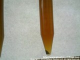 Sample one heated to 180F for four hours and centrifuged for 5 minutes. You can see it's becoming more clear.